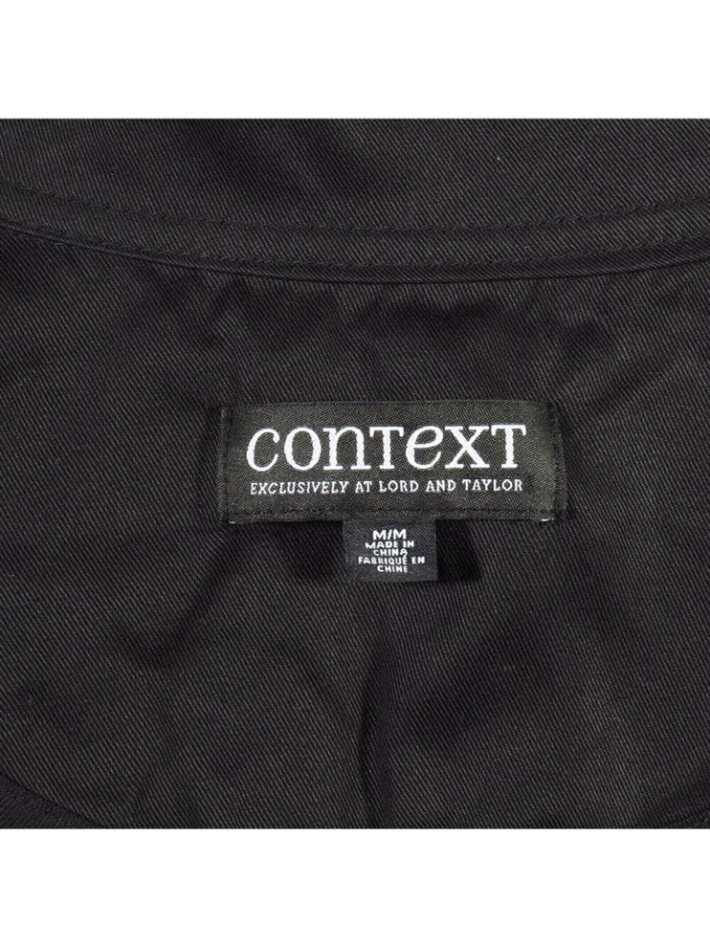 Context Womens Jacket Size S Floral Embroidered Nehru Black Pink Orange Silver - Picture 8 of 9